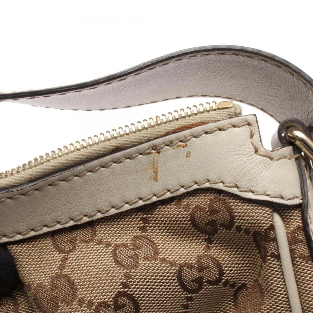 GUCCI Brown Leather Shoulder Bag - Picture 8 of 9